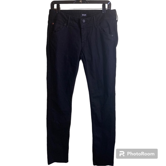Collin flap Hudson skinny jeans in black, size 28 - Picture 1 of 8
